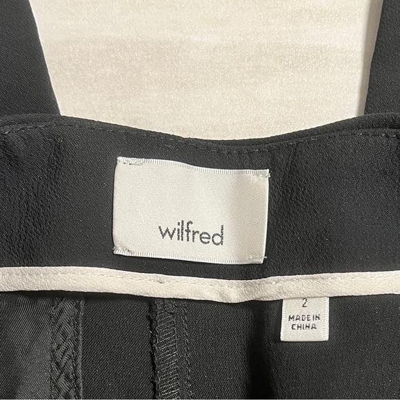 Aritzia wilfred black high waist chambery pant size 2 preloved - Picture 4 of 12